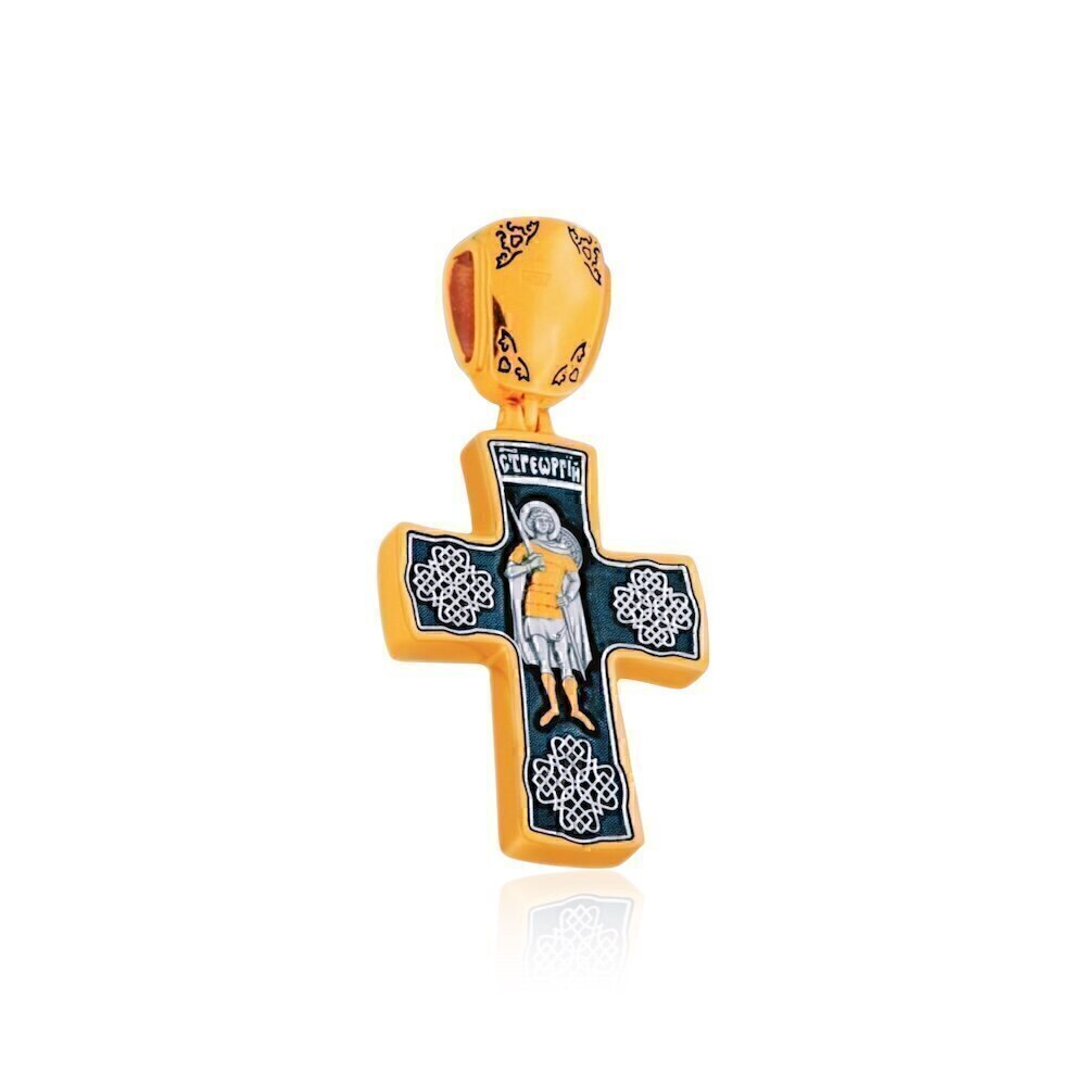 Купить Крест из серебра "Святой Георгий Победоносец" (2790)