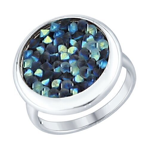 Купить Кольцо из серебра с кристаллами Swarovski (6595)
