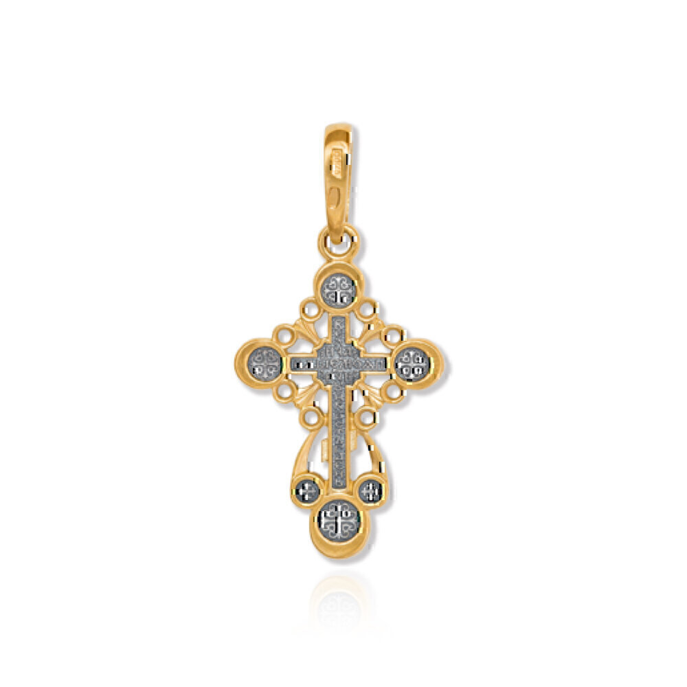 Купить Крест из серебра с фианитами (2708)