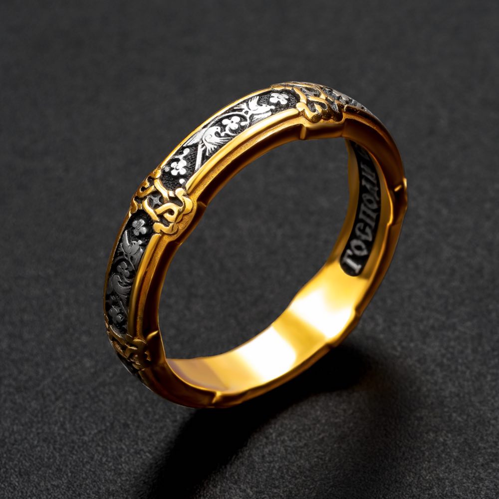 Купить Кольцо из серебра "Райские птички" (32365)