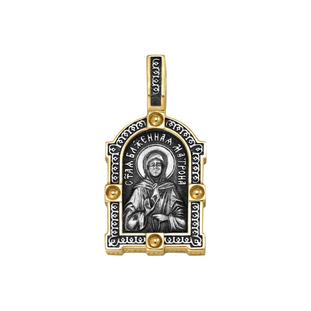 Купить Образ из серебра "Святая Матрона Московская" (52325)