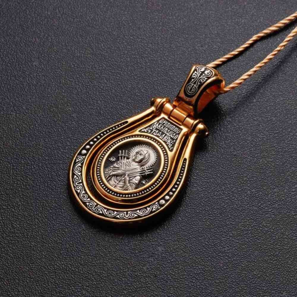 Купить Образ из серебра "Божия Матерь Семистрельная" (59278)