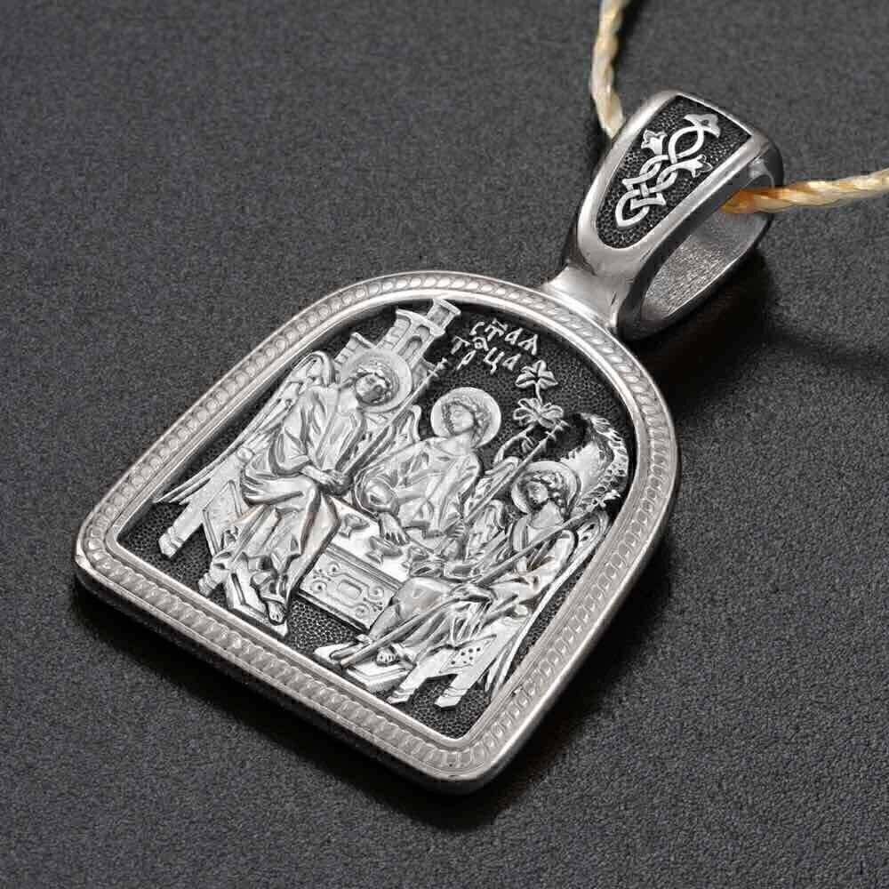 Купить Образ из серебра "Святая Троица" (59357)