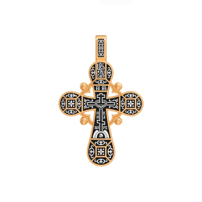 картинка Крест из серебра "Голгофский" (42832) 