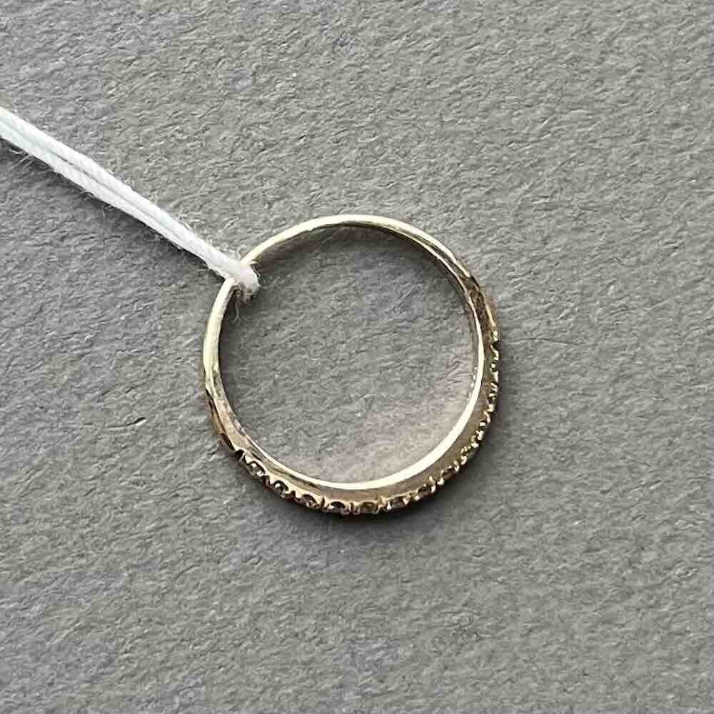 Купить Кольцо из красного золота "Спаси и Сохрани" с фианитами (31042)