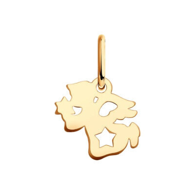 картинка Подвеска из красного золота "Ангел Хранитель" (51091) 