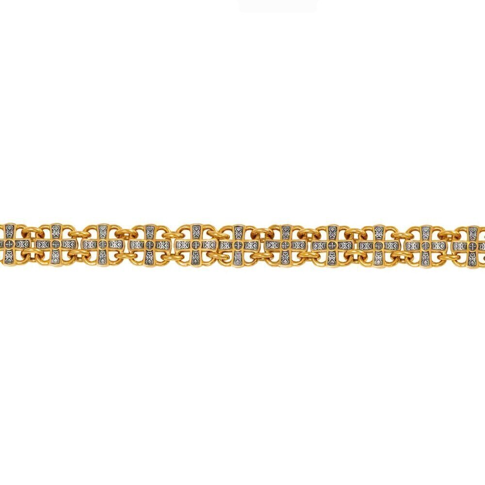 Купить Браслет литой из серебра "Знамение Победы" (12400)