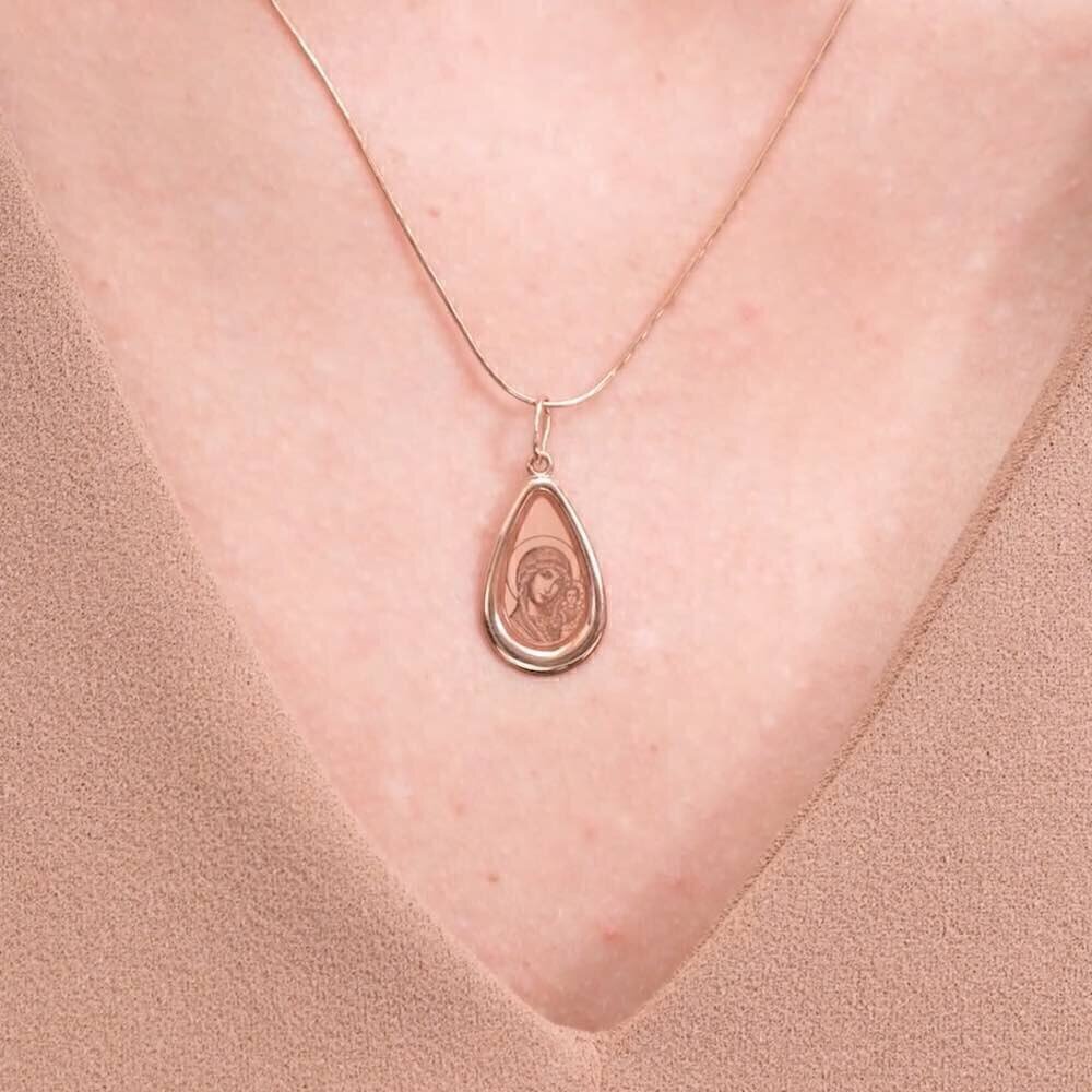 Купить Образ из красного золота "Божия Матерь Казанская" (51118)