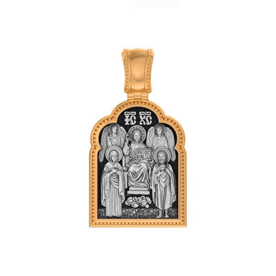 картинка Образ из серебра "Господь Вседержитель" (59288) 