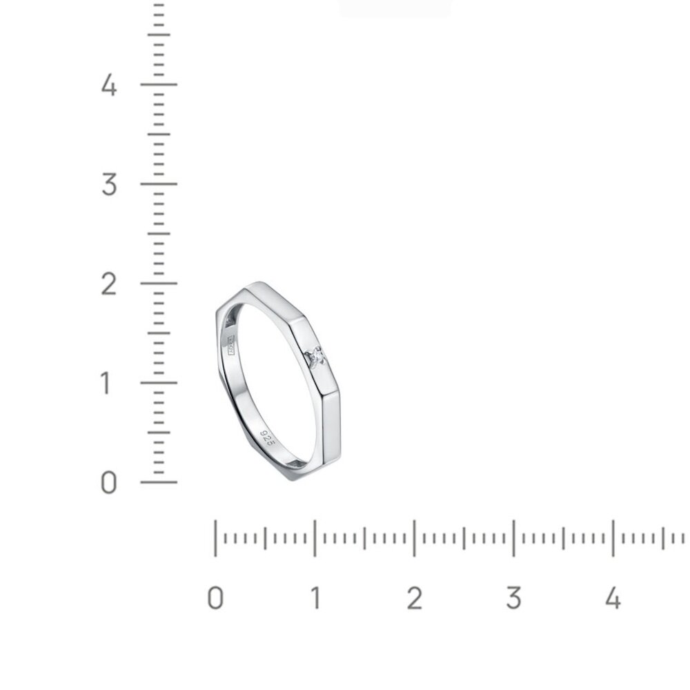 Купить Кольцо из серебра с бриллиантом (32373)