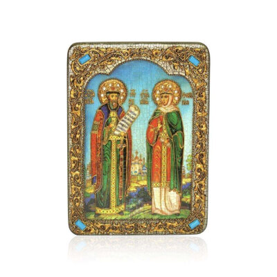 картинка Икона "Святые Петр и Феврония" (20489) 