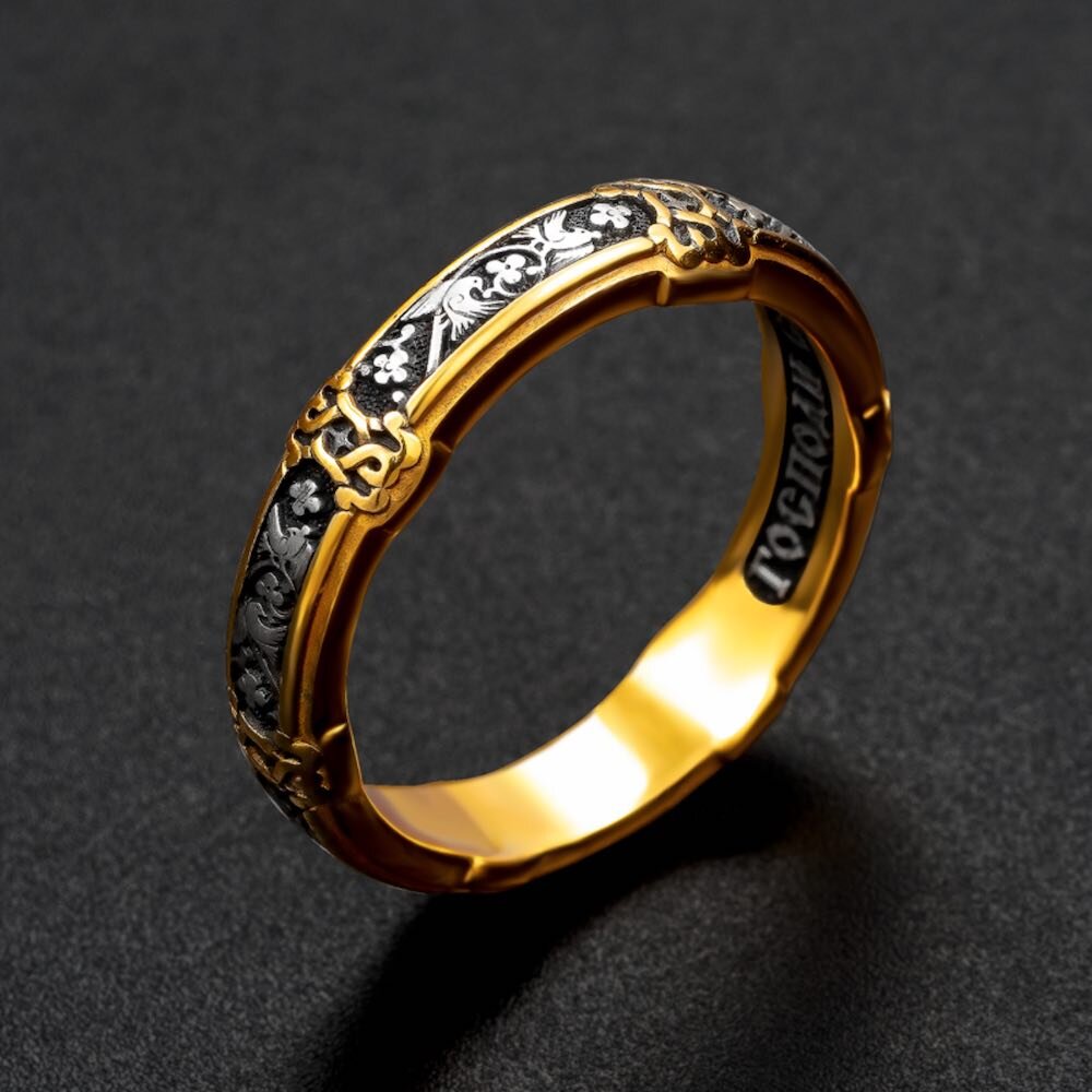 Купить Кольцо из серебра "Райские птички" (32365)