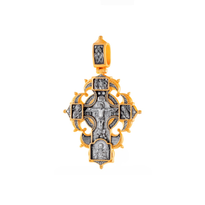 картинка Крест из серебра "Ангел Хранитель" (42880) 