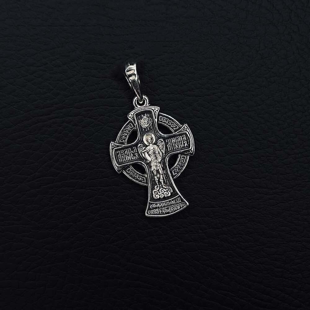 Купить Крест из серебра "Архангел Михаил" (2841)