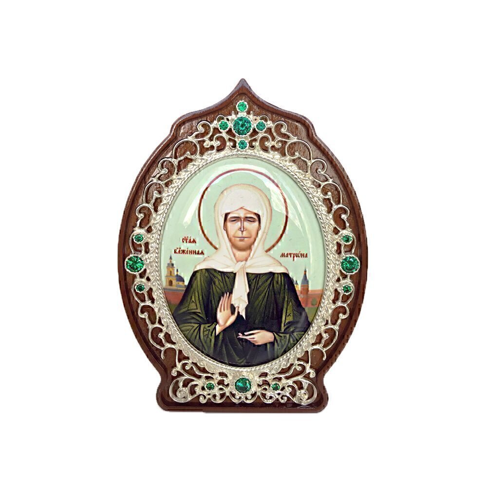 Купить Икона настольная "Святая Матрона Московская" (1106)