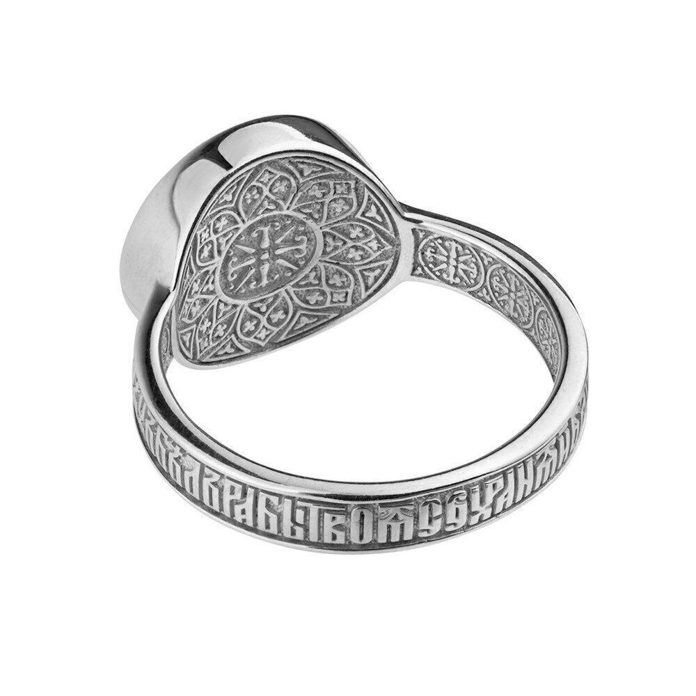 Купить Кольцо из серебра "Божия Матерь Умягчение злых сердец" (32369)