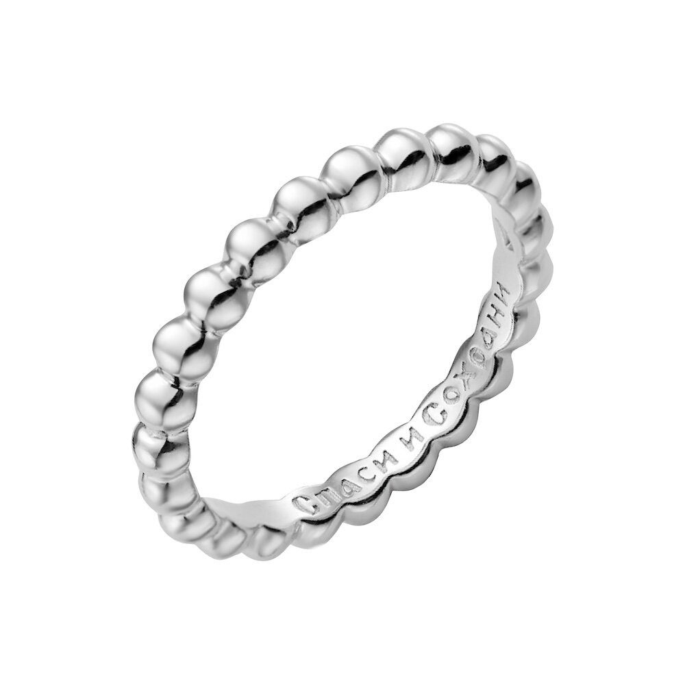 Купить Кольцо из серебра "Спаси и Сохрани" (32245)