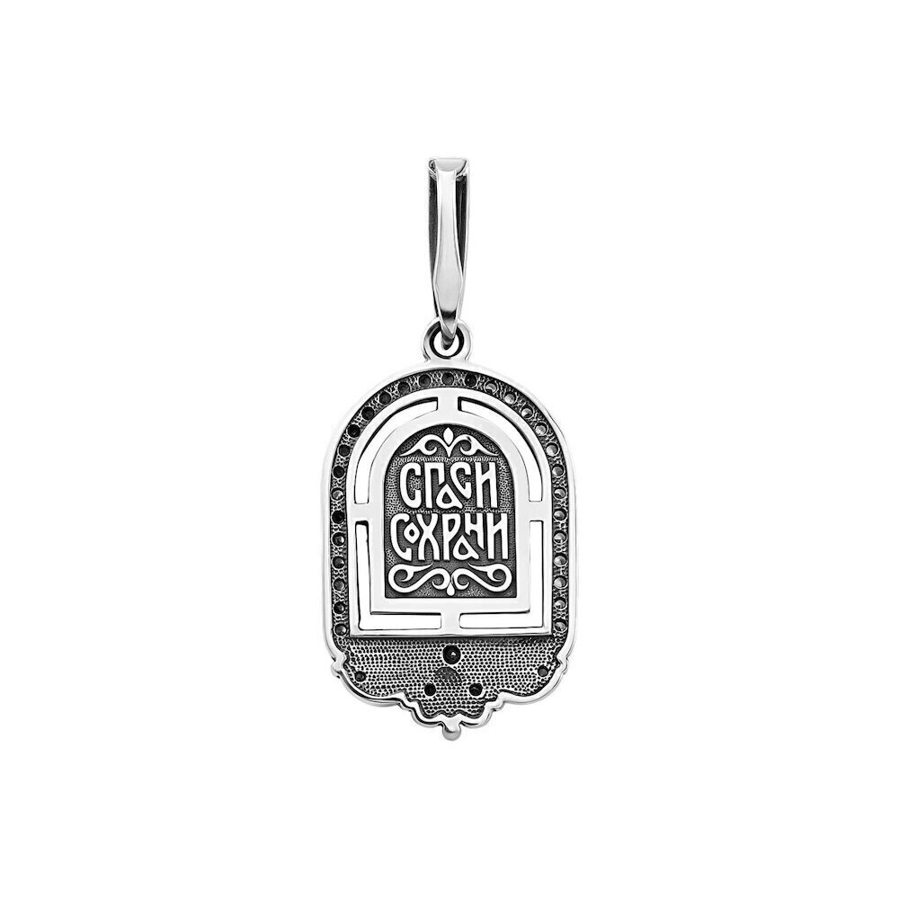 Купить Образ из серебра "Святая Алла" с цирконом (52621)