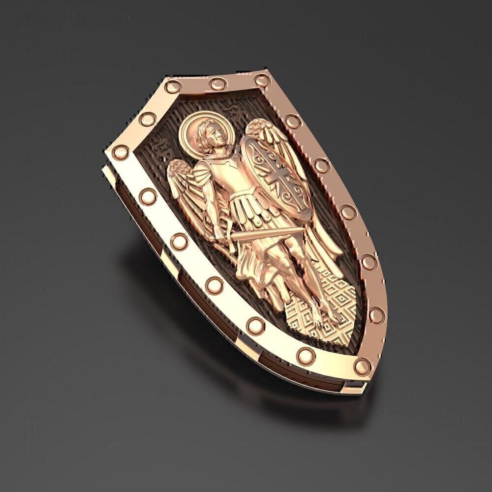 Купить Образ из красного золота "Святой Георгий Победоносец" (30593)