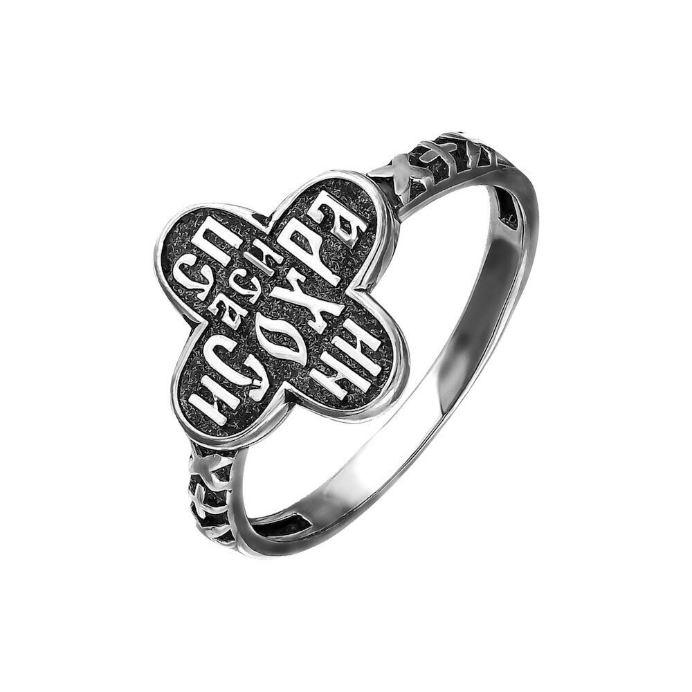 Купить Кольцо из серебра "Спаси и Сохрани" (32351)