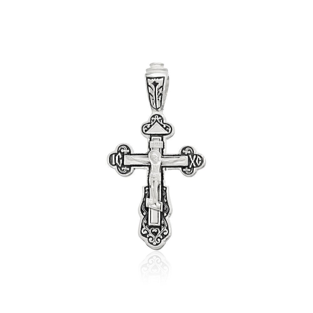 Купить Крест из серебра "Спаси и Сохрани" (929325)