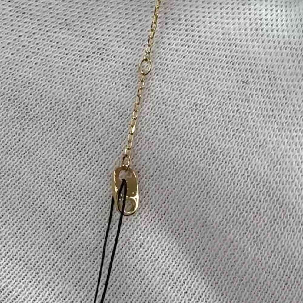 Купить Браслет из желтого золота "Крест" с бриллиантами (11009)