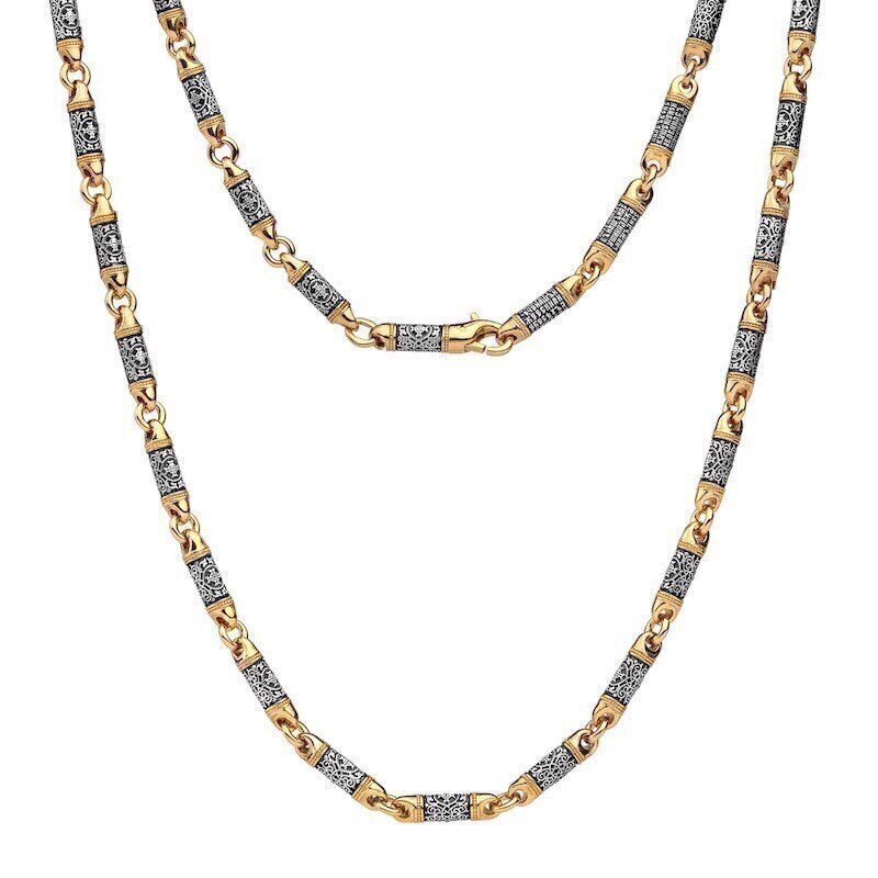 Купить Цепь из серебра "Византийский крест" (4574)