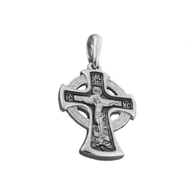 картинка Крест из серебра "Архангел Михаил" (42197) 