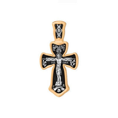 картинка Крест из серебра "Помилуй Мя Грешного" (42842) 