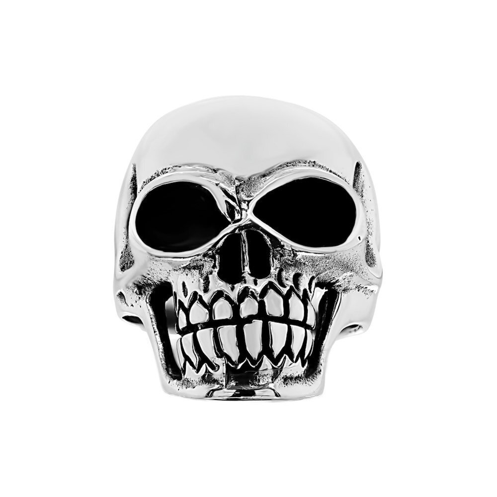 Купить Кольцо перстень из серебра "Череп" (32278)