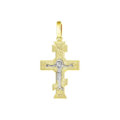 картинка Крест из серебра "Спаси и Сохрани" (42582) 