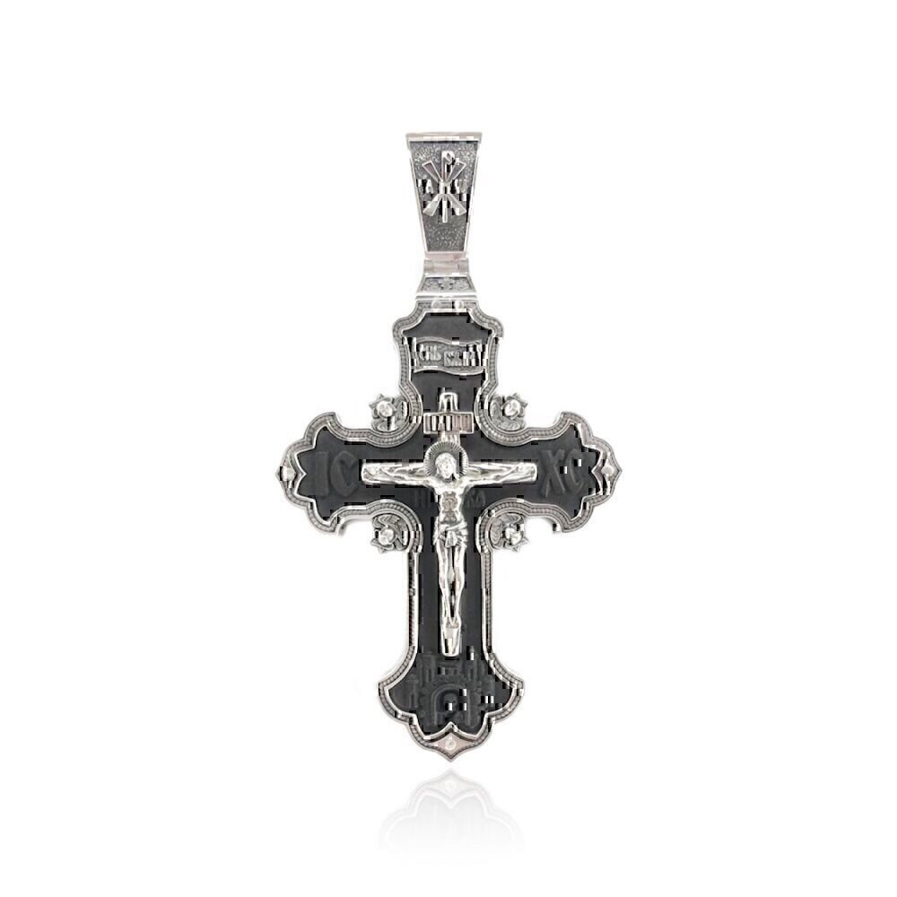 Купить Крест из серебра "Святой Георгий Победоносец" (97013)