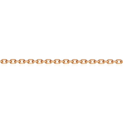 картинка Цепь из красного золота "Ролло удлиненная" (91028) 