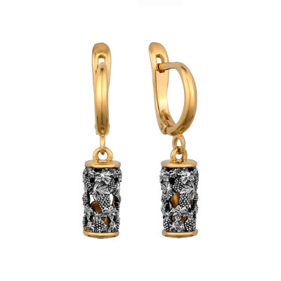 картинка Серьги из серебра "Виноградная Лоза" (72229) 