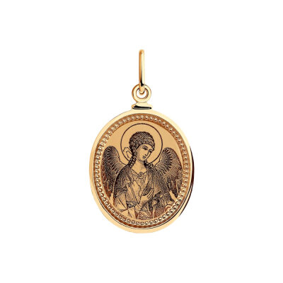 картинка Образ из красного золота "Ангел Хранитель" (51084) 