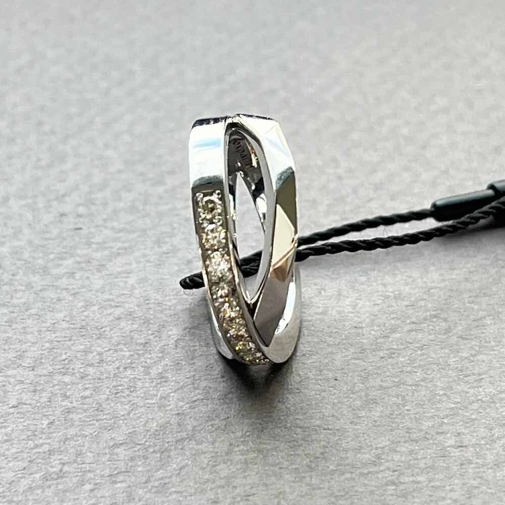 Купить Кольцо из белого золота "Спаси и Сохрани" с бриллиантами (31049)