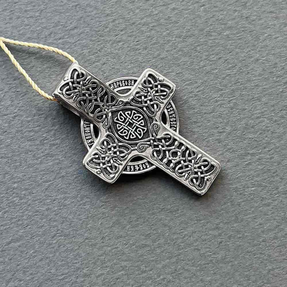 Купить Крест из серебра "Хризма" (42924)