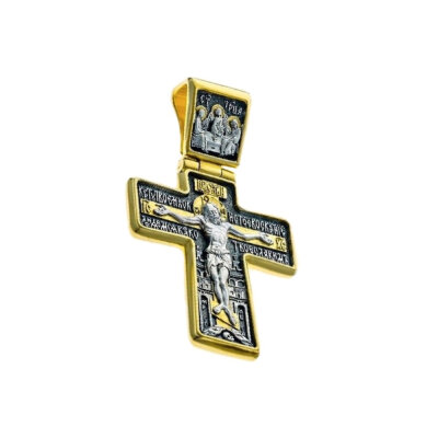 картинка Крест из серебра "Дивеевский" (42370) 