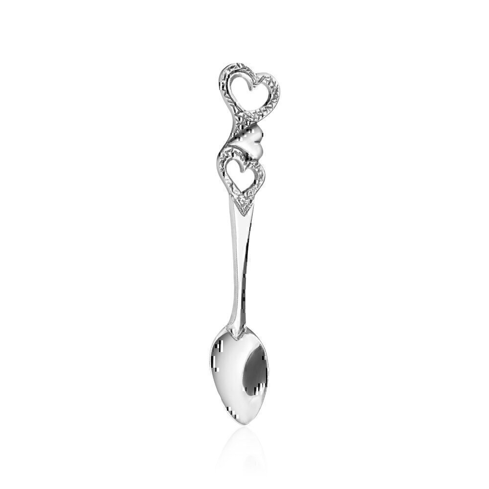 Купить Ложка из серебра "Сердечко" (71633)