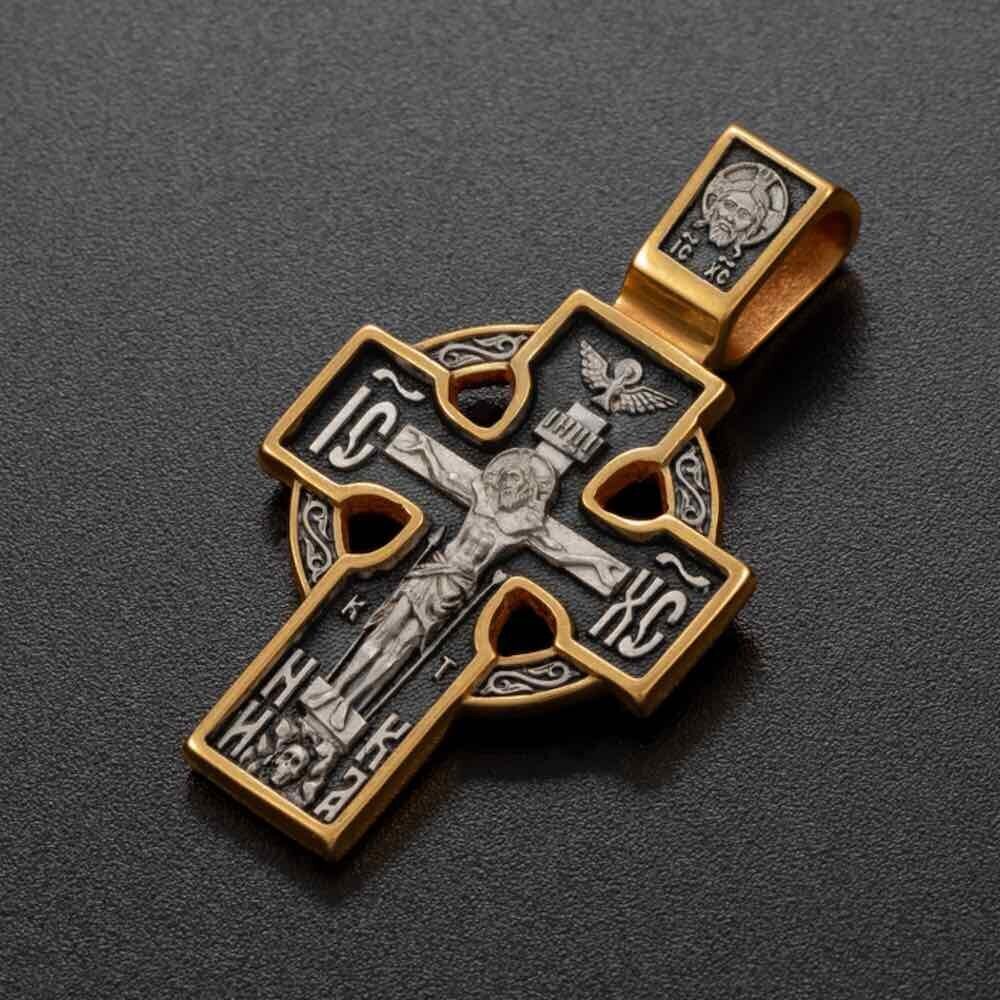 Купить Крест из серебра "Распятие Христа" (42835)