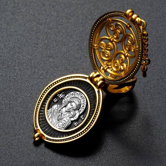 Купить Образ из серебра "Божия Матерь Казанская" (59277)