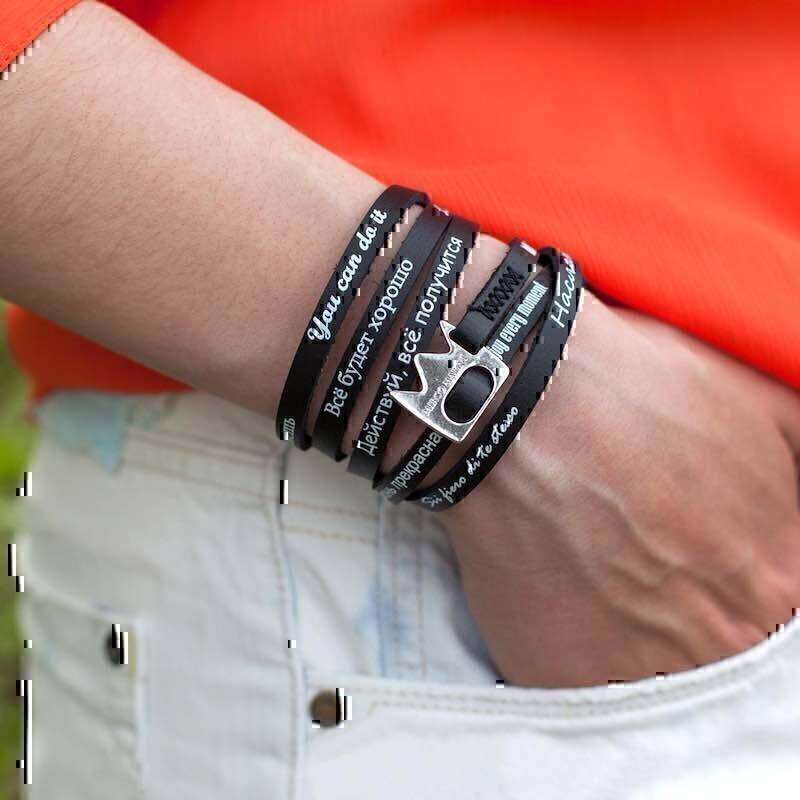 Купить Браслет POZITIFF JUST BLACK (85367)