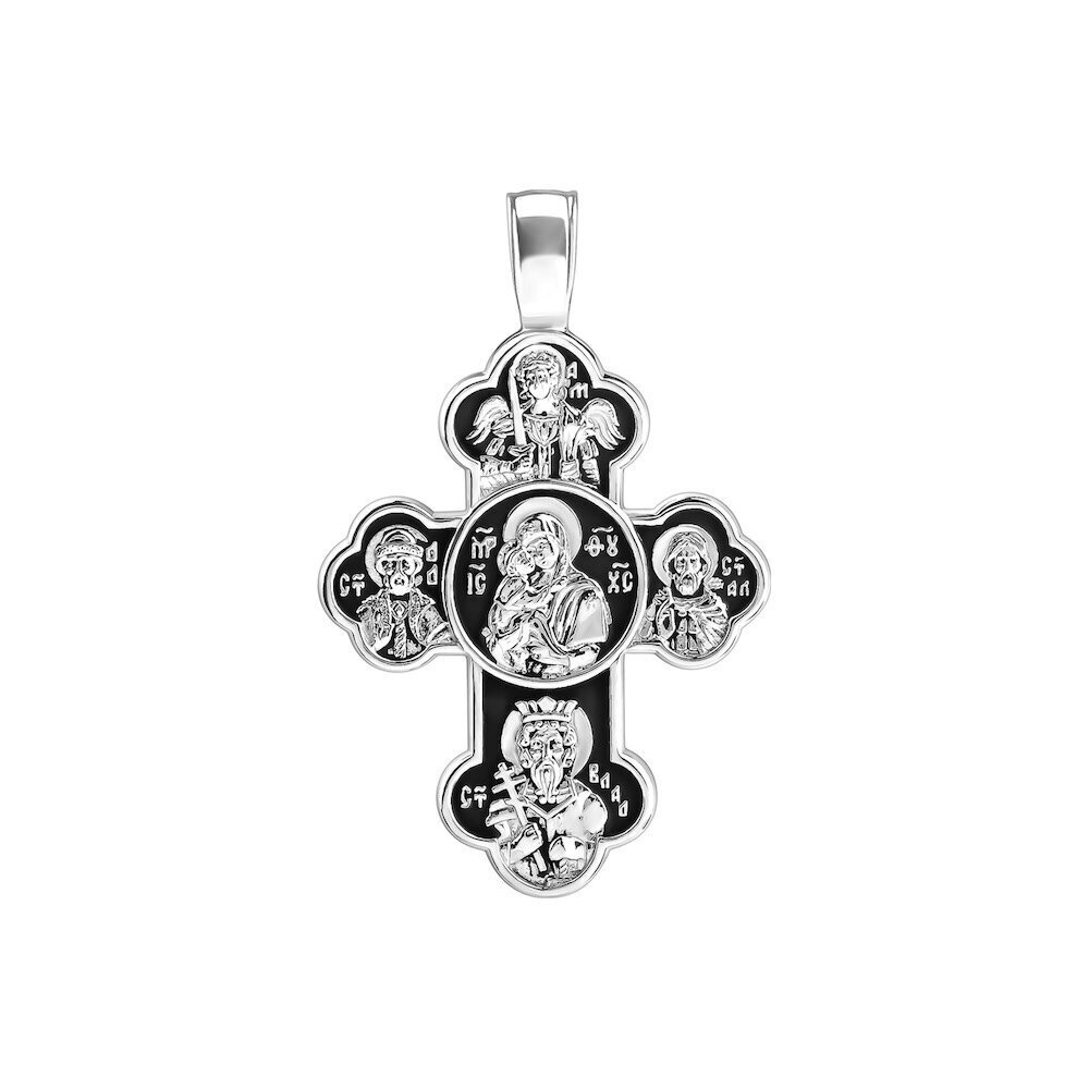 Купить Крест из серебра "Богородица" (42725)