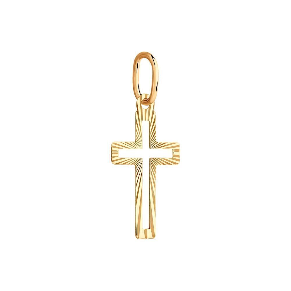 Купить Крест из красного золота (41576)