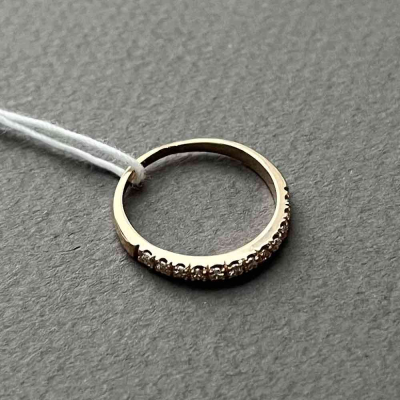 картинка Кольцо из красного золота "Спаси и Сохрани" с фианитами (31042) 