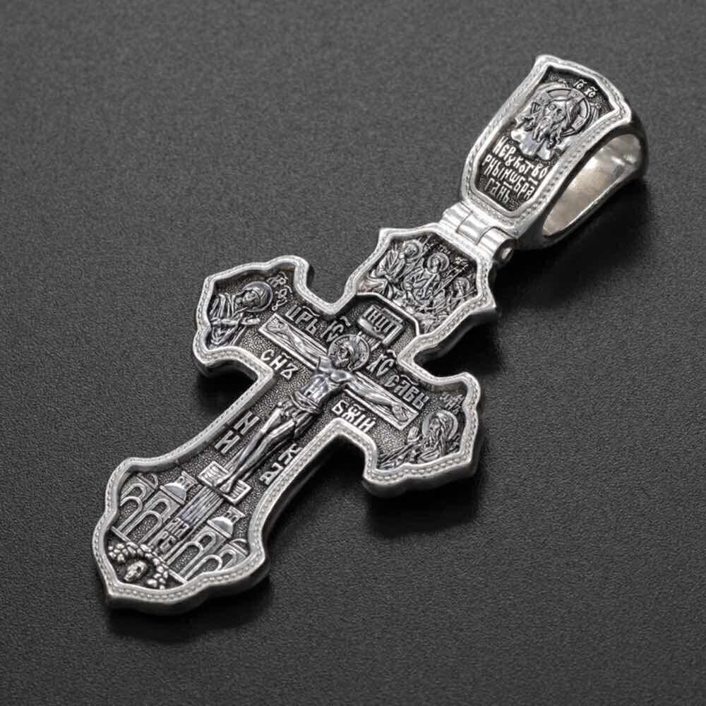 Купить Крест из серебра "Архангел Михаил" (42910)