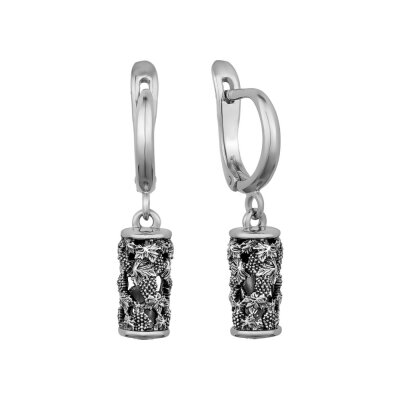 картинка Серьги из серебра "Виноградная Лоза" (72242) 