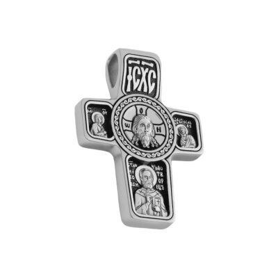 картинка Крест из серебра "Архангел Михаил" (42474) 