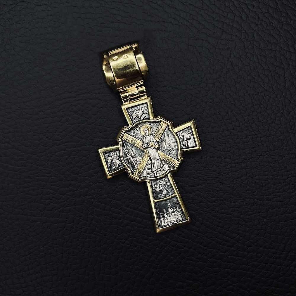 Купить Крест из серебра "Андреевский" (42093)