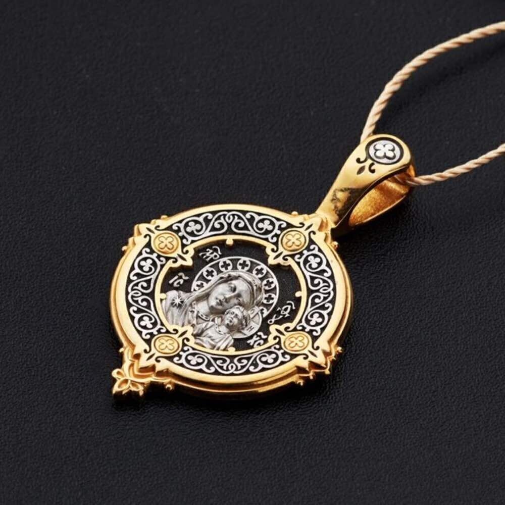 Купить Образ из серебра "Божия Матерь Казанская" (59263)